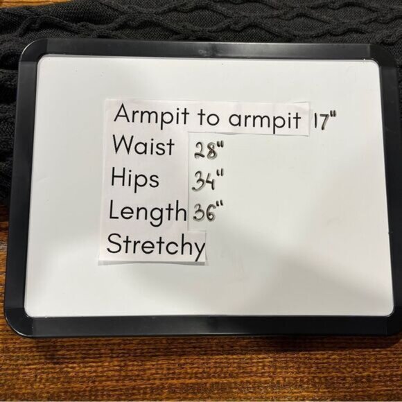 Calvin Klein charcoal grey v-neck sweater dress size Small - Picture 8 of 12